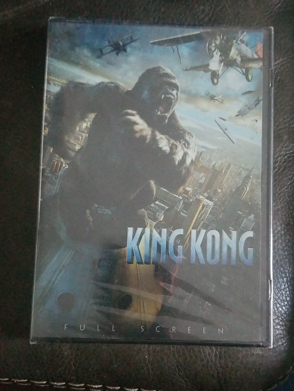 King Kong DVD Movie Cover - Blue and Gray Artwork